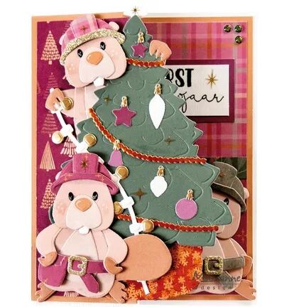 Die Collectables - Bever Les animaux d\'Eline - Marianne Design