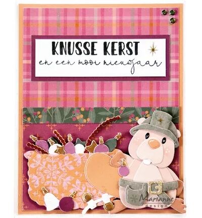 Die Collectables - Bever Les animaux d\'Eline - Marianne Design