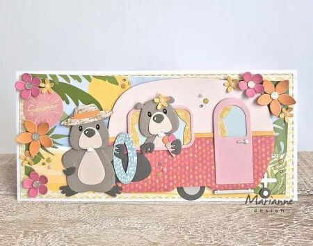 Die Collectables - Bever Les animaux d\'Eline - Marianne Design