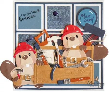 Die Collectables - Bever Les animaux d\'Eline - Marianne Design