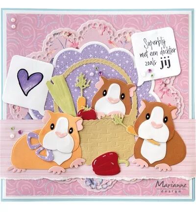 Die Collectables - Cochon d\'Inde - Guinea pig d\'Eline - Marianne Design