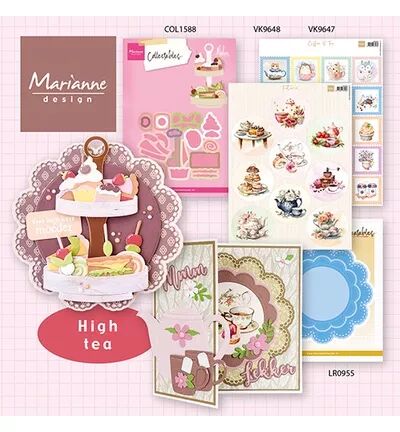 Die Collectables - G&acirc;teaux &agrave; th&eacute; - Hign tea de Marleen - Marianne Design