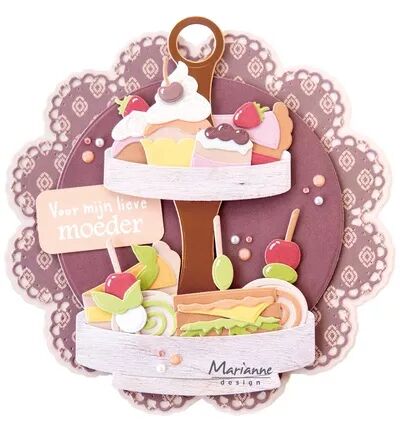 Die Collectables - G&acirc;teaux &agrave; th&eacute; - Hign tea de Marleen - Marianne Design