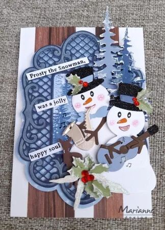 Die Collectables - Happy snowmen - Marianne Design
