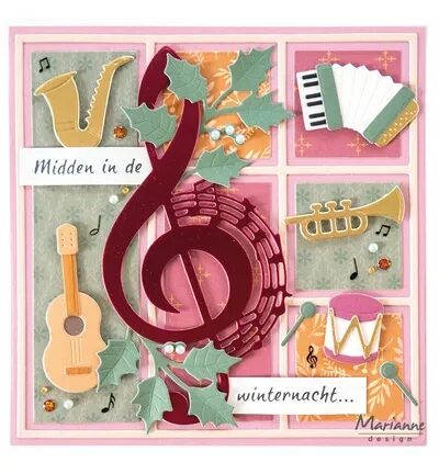 Die Collectables - Instruments de musique - Marianne Design
