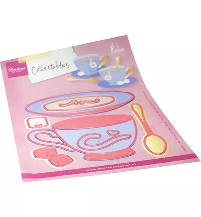 Die Collectables - Tasse et soucoupe - Cup & saucer de Marleen - Marianne Design