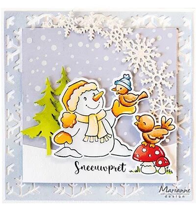 Die Craftables - Background Ice crystals - Arrière-plan flocons