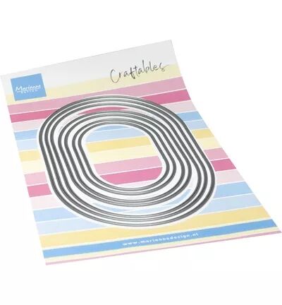 Die Craftables - Basic dies - oval rectangle - Marianne Design
