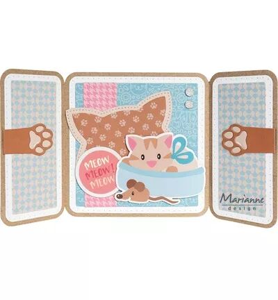 Die Craftables - Cadre de chat - Marianne Design
