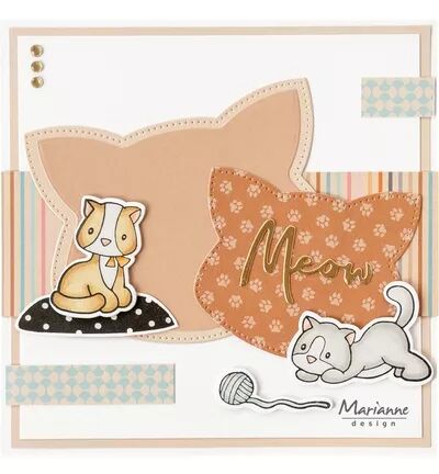Die Craftables - Cadre de chat - Marianne Design