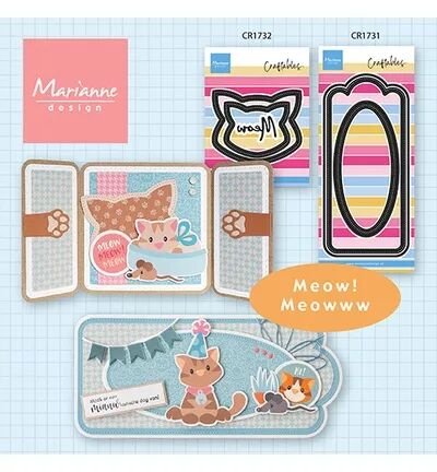 Die Craftables - Cadre de chat - Marianne Design