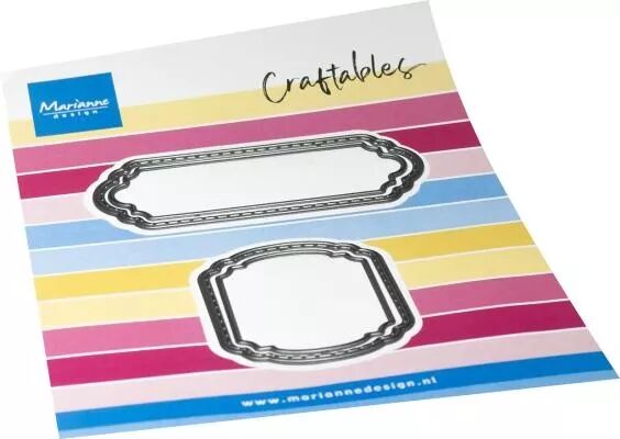 Die Craftables - Etiquettes fantaisie - Marianne Design
