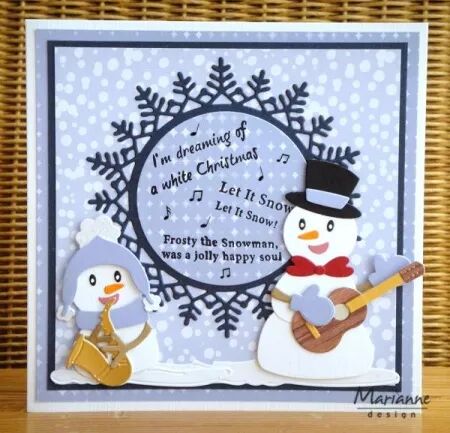 Die Craftables - Open ice crystal - Couronne de flocons - Marianne Design
