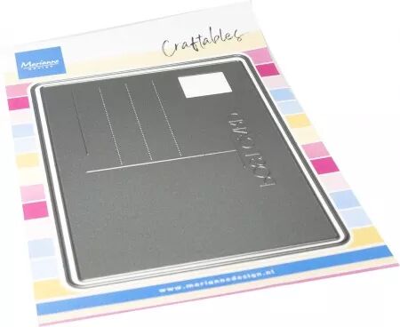 Die craftables - Postcard - Carte postale - Marianne Design
