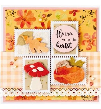 Die Craftables - Punch die XL- Pumpkins - Marianne Design