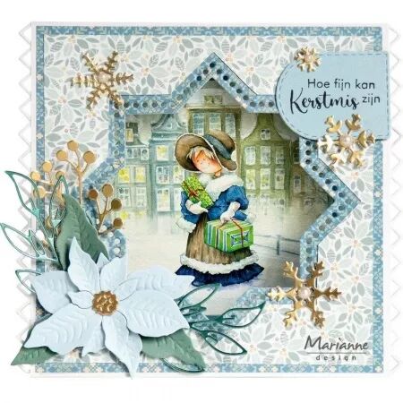 Die craftables - Punch Die XL Ice Crystals - Marianne Design