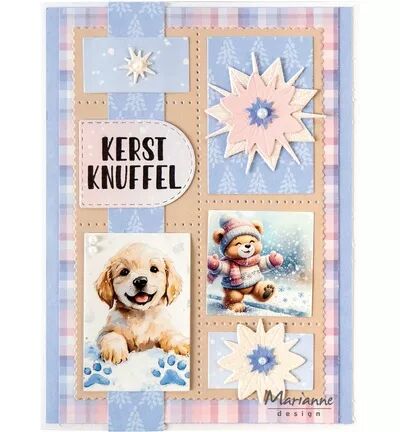 Die Craftables - Stamp layout A6 - Marianne Design