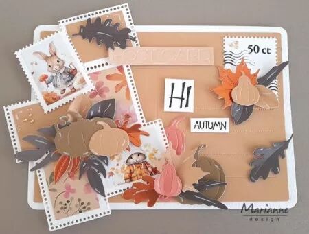 Die Craftables - Stamp layout square - Marianne Design
