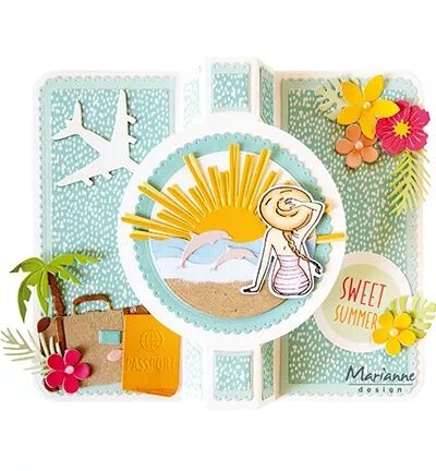 Die Creatables -  - Swing-Fold Circle - Rond pliage pivotant - Marianne design
