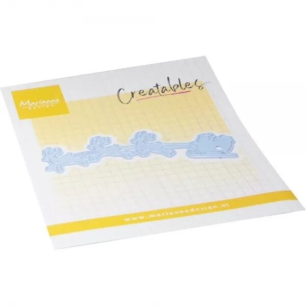 Die Creatables -  P�re No�l sur son traineau - Marianne Design