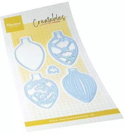 Die Creatables - Boules de No&euml;l ovales - Oval Xmas baubles - Marianne Design