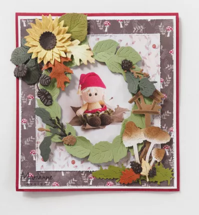 Die Creatables - Couronne d\'automne - Marianne design