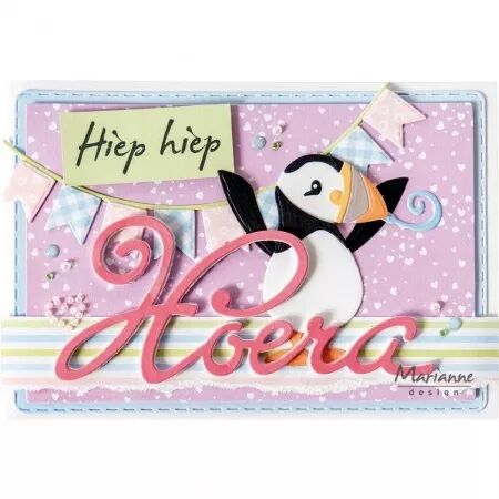 Die Creatables - Flag banner - banderole,banni&egrave;re - Marianne Design