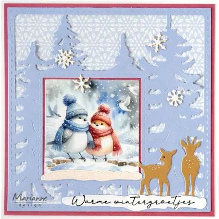 Die Creatables - Forest square - Cadre de sapins - Marianne Design