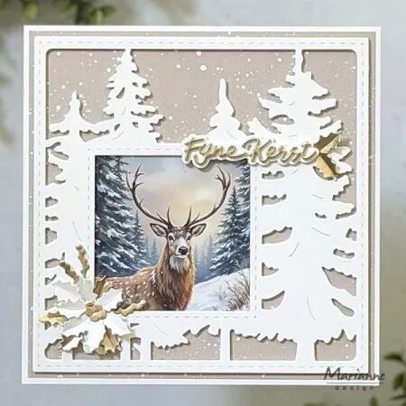 Die Creatables - Forest square - Cadre de sapins - Marianne Design