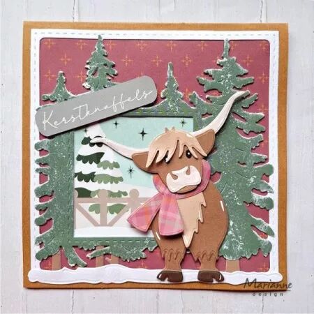 Die Creatables - Forest square - Cadre de sapins - Marianne Design