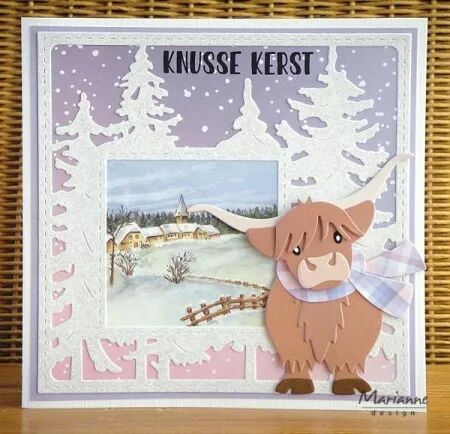 Die Creatables - Forest square - Cadre de sapins - Marianne Design