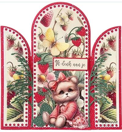 Die Creatables - Slimline Trifold - Marianne design