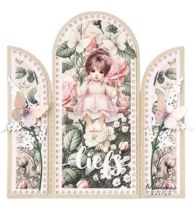 Die Creatables - Slimline Trifold - Marianne design