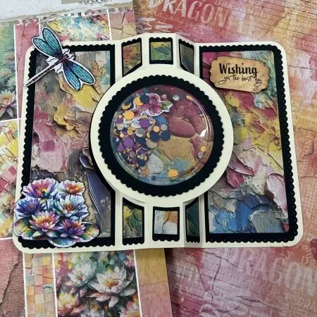 Die Creatables - Swing-Fold Circle - Rond pliage pivotant - Marianne design