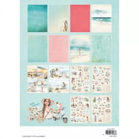 Die-cut paper pad - Summer celebration