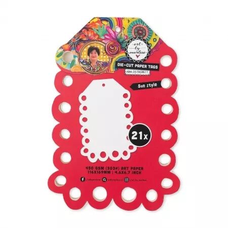 Die-cut Paper Tags - Sun style