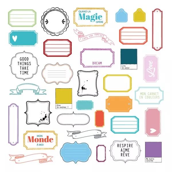 Die-cuts  - Holi Days - �tiquettes