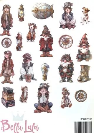 Die-cuts -  Steampunk Dreams - Bella Lulu