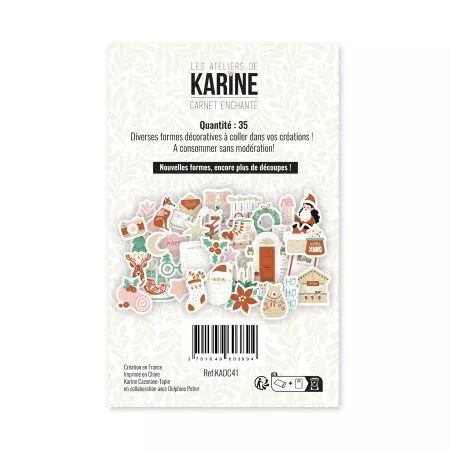 Die-cuts - Carnet Enchanté - motifs  - Les Ateliers de Karine