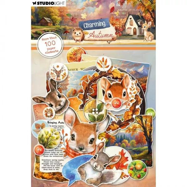 Die cuts - Charming Autumn - Labels, images & animals - Studio Light