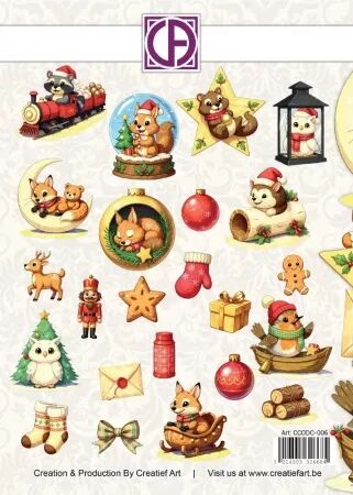 Die-cuts - Christmas Animals - Creatief Art