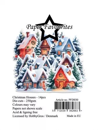 Die cuts - Christmas Houses - Paper Favorites