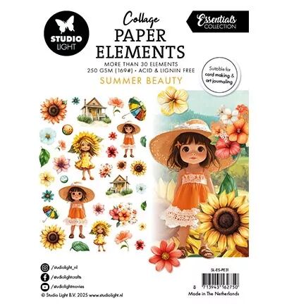 Die cuts - Collage Paper Elements - Summer Beauty - Studio Light