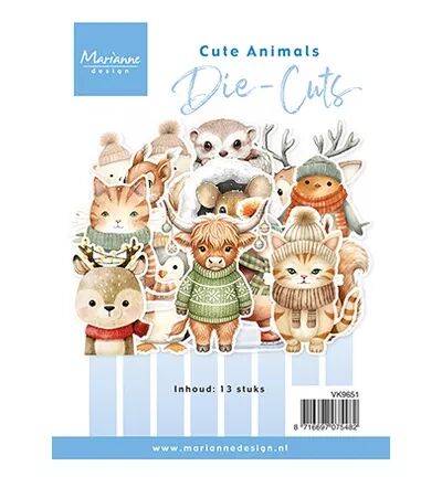 Die-Cuts - Cute Animals -  Marianne Design