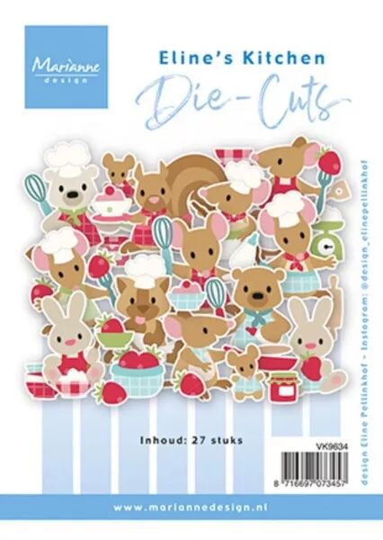 Die-Cuts - Eline\'s Kitchen - Cuisine d\'Eline - Marianne Design