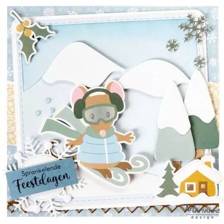 Die-Cuts - Eline\'s Snow Holiday - Cuisine d\'Eline - Marianne Design