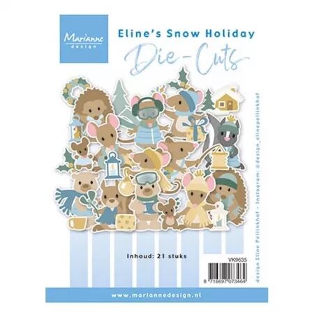 Die-Cuts - Eline\'s Snow Holiday - Cuisine d\'Eline - Marianne Design
