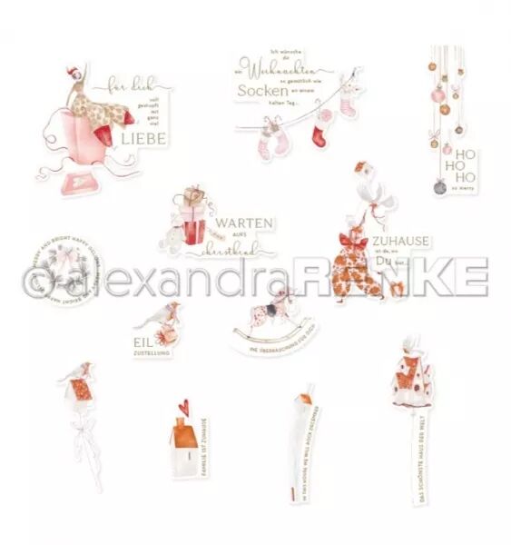 Die-cuts - En attendant le P�re No�l - Alexandra Renke