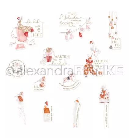 Die-cuts - En attendant le Père Noël - Alexandra Renke