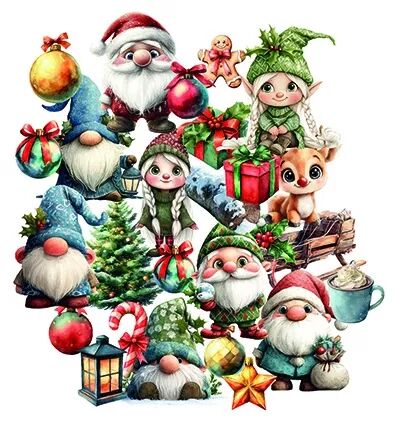 Die-Cuts - Gnomes Winter Vibes - Bella Lulu